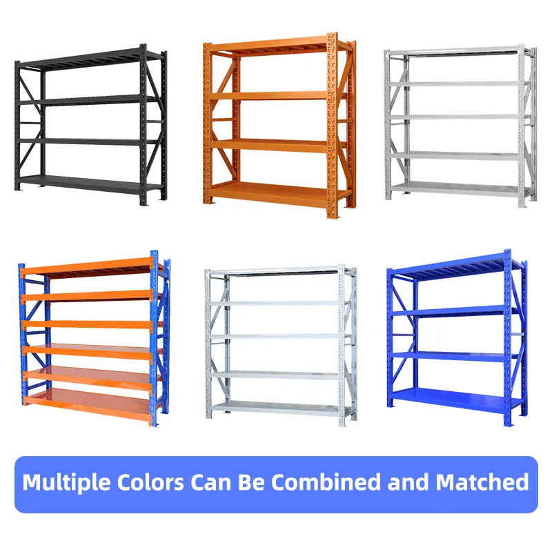 Tough Adjustable 4-Tier Heavy Duty Steel Storage Shelf Storage Racks Garage Metal Organizer shelves