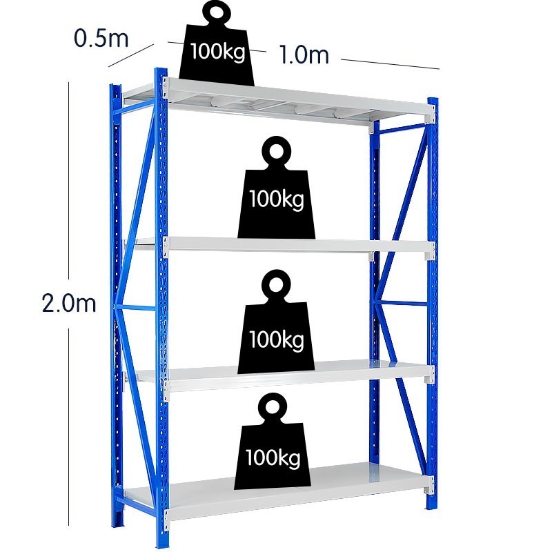 Warehouse Low Cost Metal Storage Shelves Racks Light Heavy Weight Duty Factory Adjustable Shelving Unit