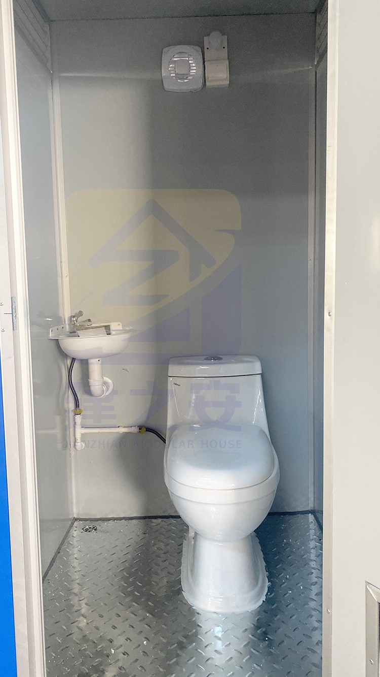 Modern Design Portable Toilet Cabin Factory Hot Sale Low Price with Shower Movable Steel Mobile bathroom