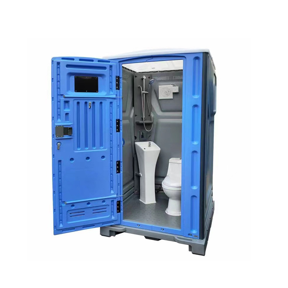 Wholesale Luxury HDPE Plastic Mobile Toilet Kenya Philippines Customized Prefab Portable Toilet For Sale