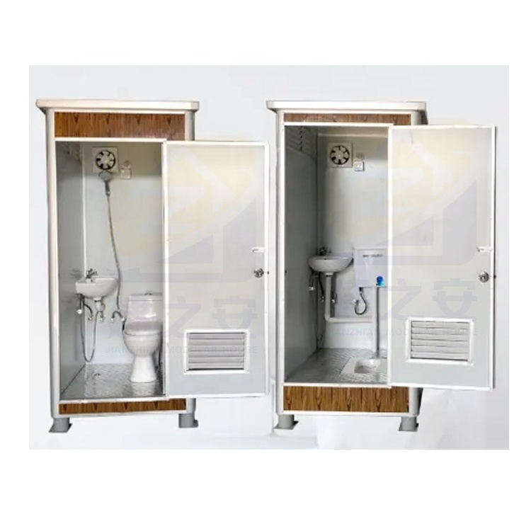 JZA Portable Plastic Toilet WC Mobile Toilet Bathroom Portable Chemical Toilet Wholesale Sale