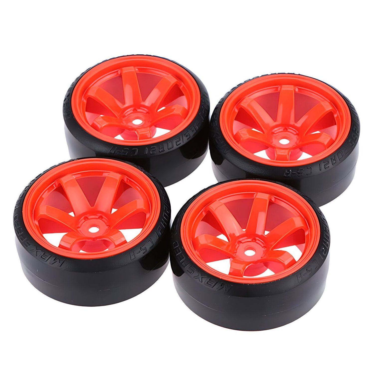 RC Hard Pattern Drift Tires Tyre Wheel for HSP Tamiya HPI 1:10 model RC On-road Vehicle Drifting Car Hard Tyre Set