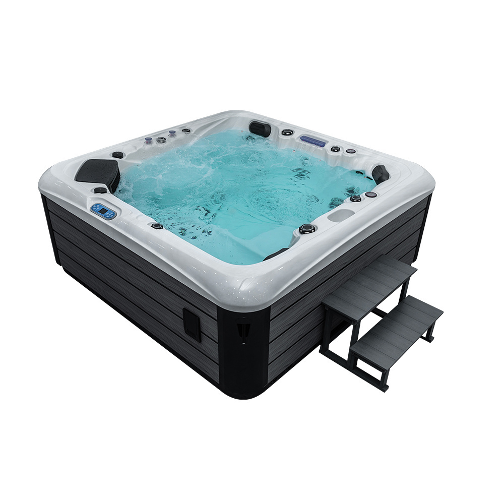 Cheap Price Outdoor Whirlpool Jet Spa Pool Acrylic Balboa 5 Person Spa Tub Hydro Hot Tub spa tubs sauna rooms outdoor CE