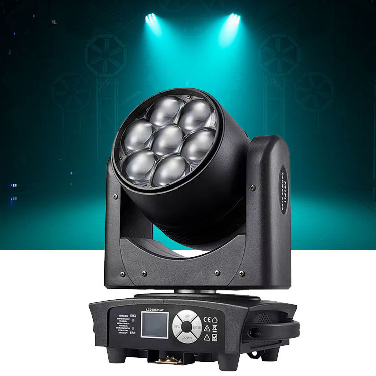 7x40w mini moving head beam rgbw 4 in 1 led wash zoom moving head