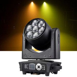 7x40w mini moving head beam rgbw 4 in 1 led wash zoom moving head