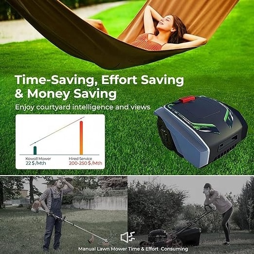 Smart Garden Battery Lawnmower Robot automatic Remote Control Lawn Mower Intelligent Satellite Navigation New Robotic lawn mower