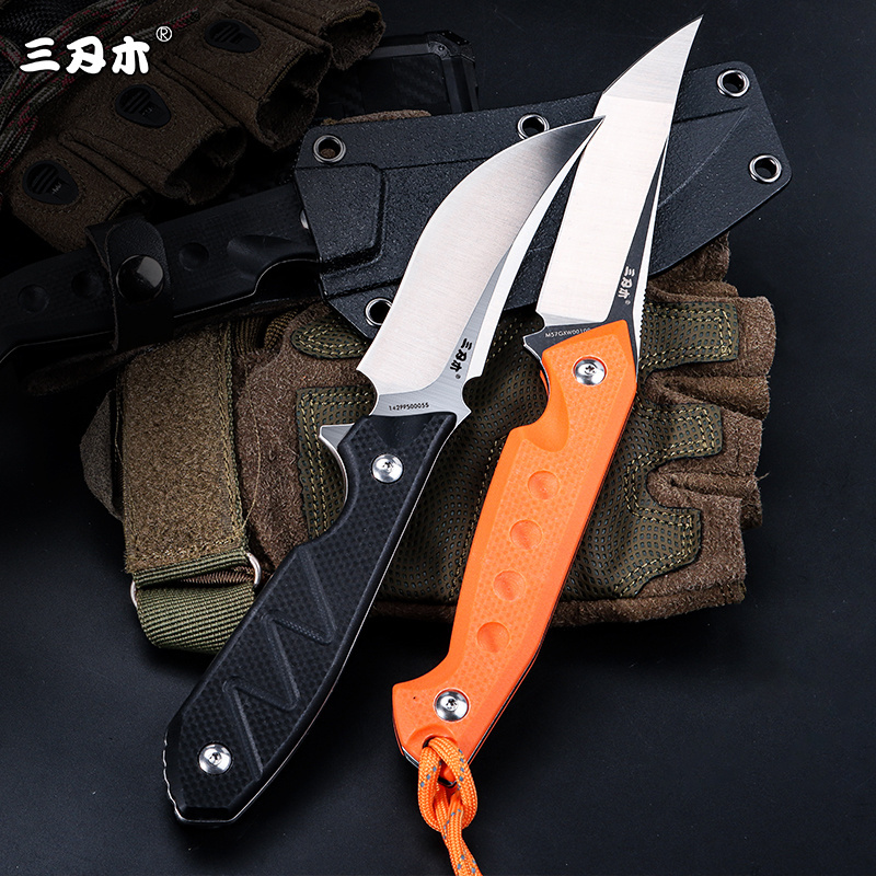 Sanrenmu S755 Fixed Blade Knife 8CR13MOV With Sheath Outdoor Camping Survival Tactical Hunting Knife Edc Combat Tool