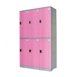 Factory price storage colorful plastic cabinet 3 doors small school ABS lockers