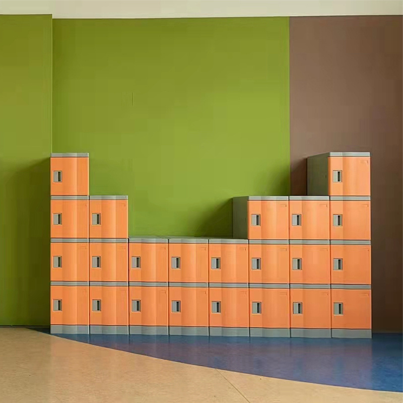 Factory low price 9 doors abs plastic locker school shoe cabinet mini room secure locker for school student