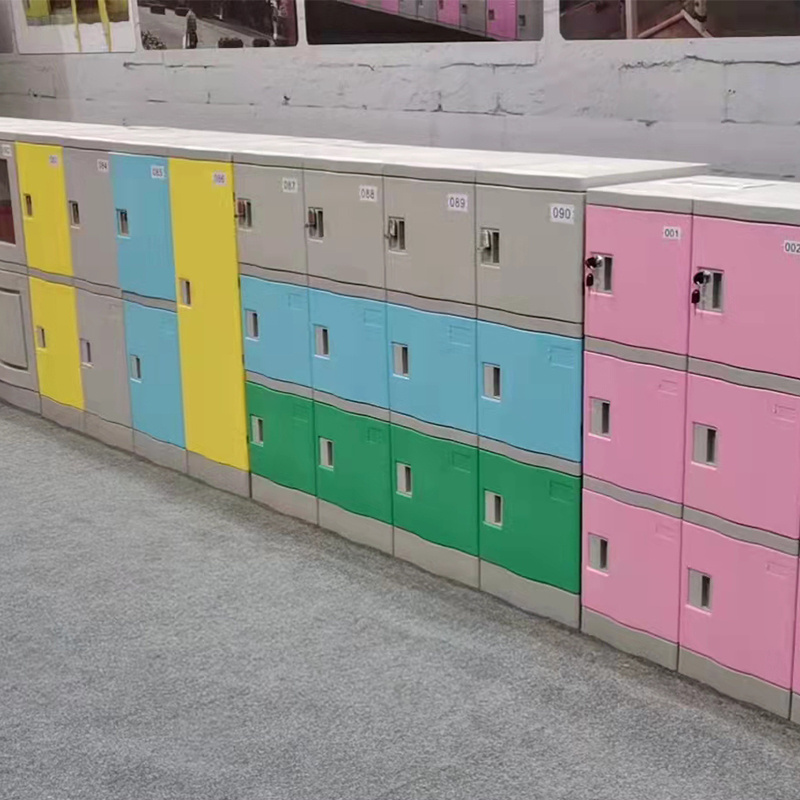 Factory low price 9 doors abs plastic locker school shoe cabinet mini room secure locker for school student