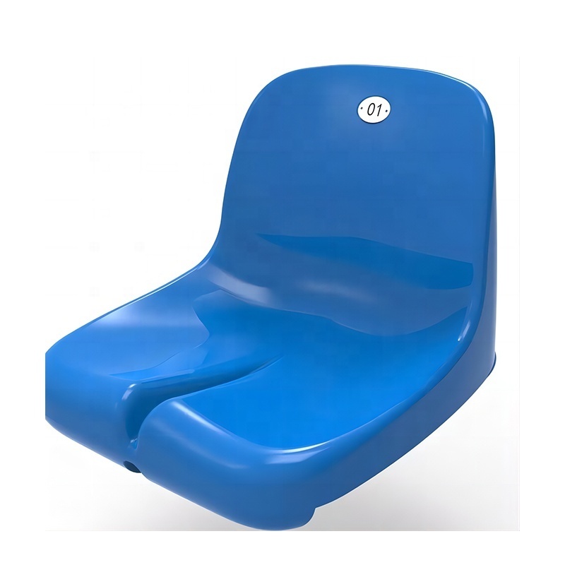 2023 Injected Seat Plastic Fixed Stadium Seating Chair for Sport Filed Modern Sillas Plasticas Commercial Furniture School Chair