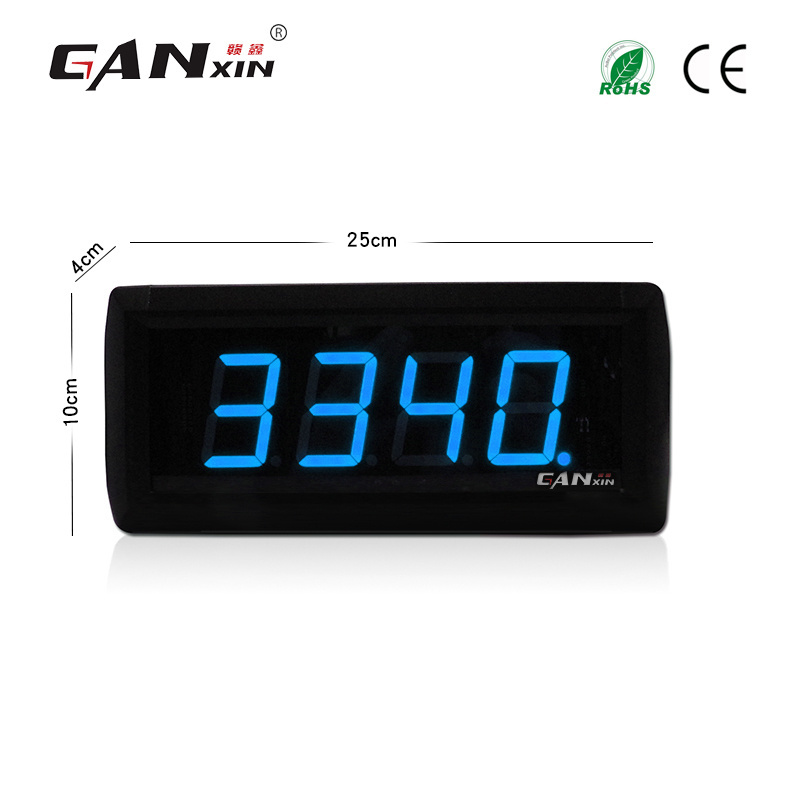 Ganxin  Wholesale 7 Segment Light Panel Led Digital Number Display  4 Digits 1.8 Inch Digital Counter