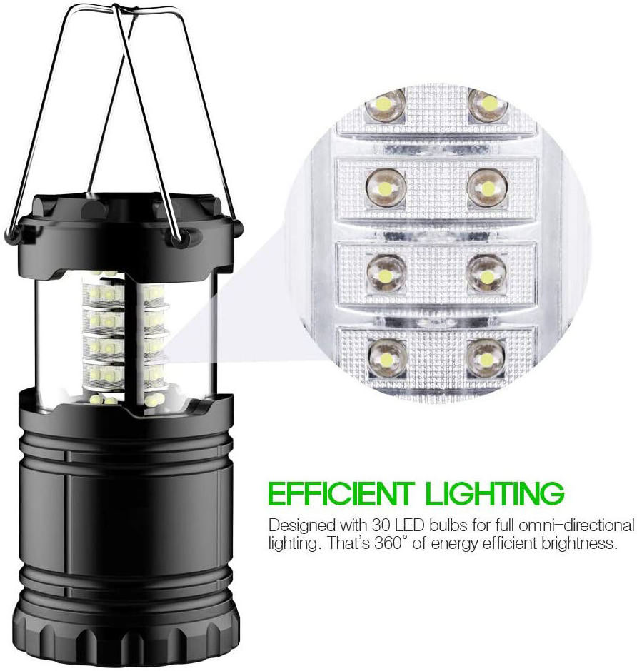 LED Pop Up Camping Lantern Outdoor emergency light led camping lantern with AA Battery camping light lamp lantern mantles