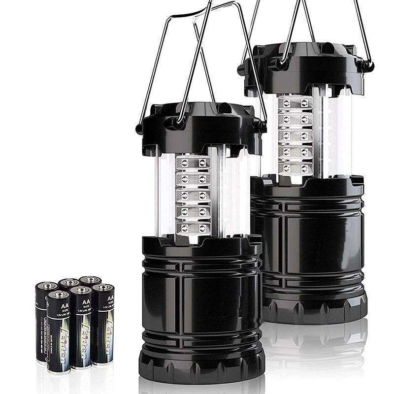 LED Pop Up Camping Lantern Outdoor emergency light led camping lantern with AA Battery camping light lamp lantern mantles