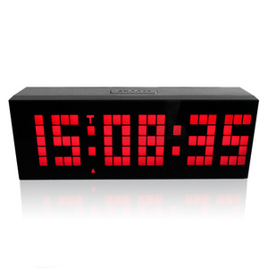 2021 Living Room Desktop 6 Digital Children's Electronic Alarm Clock LED Simple and Creative Pixel Clock