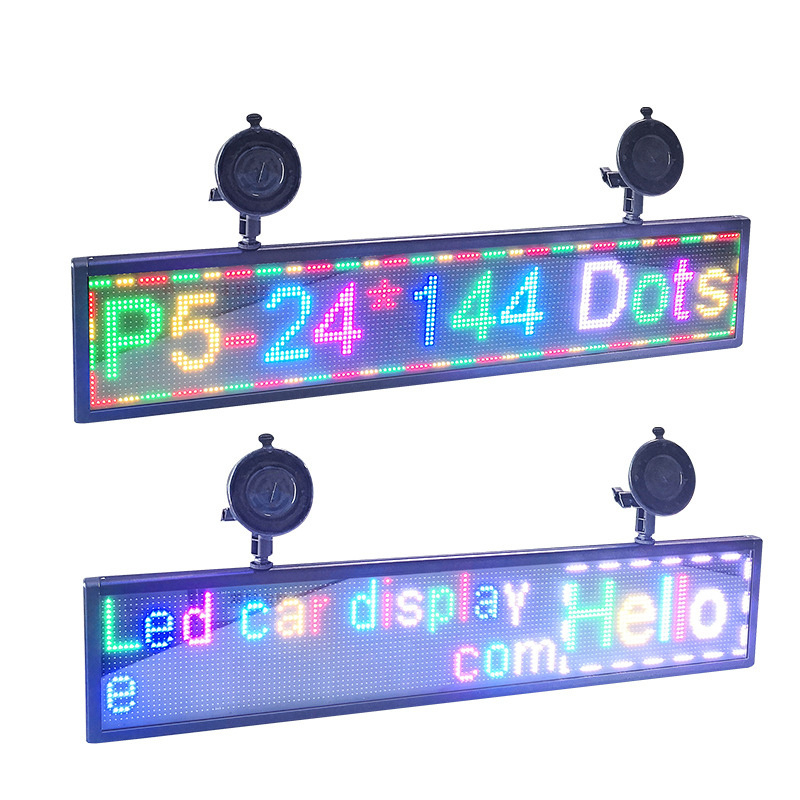 Wholesale RGB Full Color WIFI APP Control Message Scrolling LED Car/Bus Display