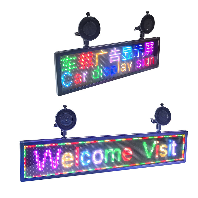 Hot-Selling Back Window Display Message Sign Display Programmable Led Moving Car Signage