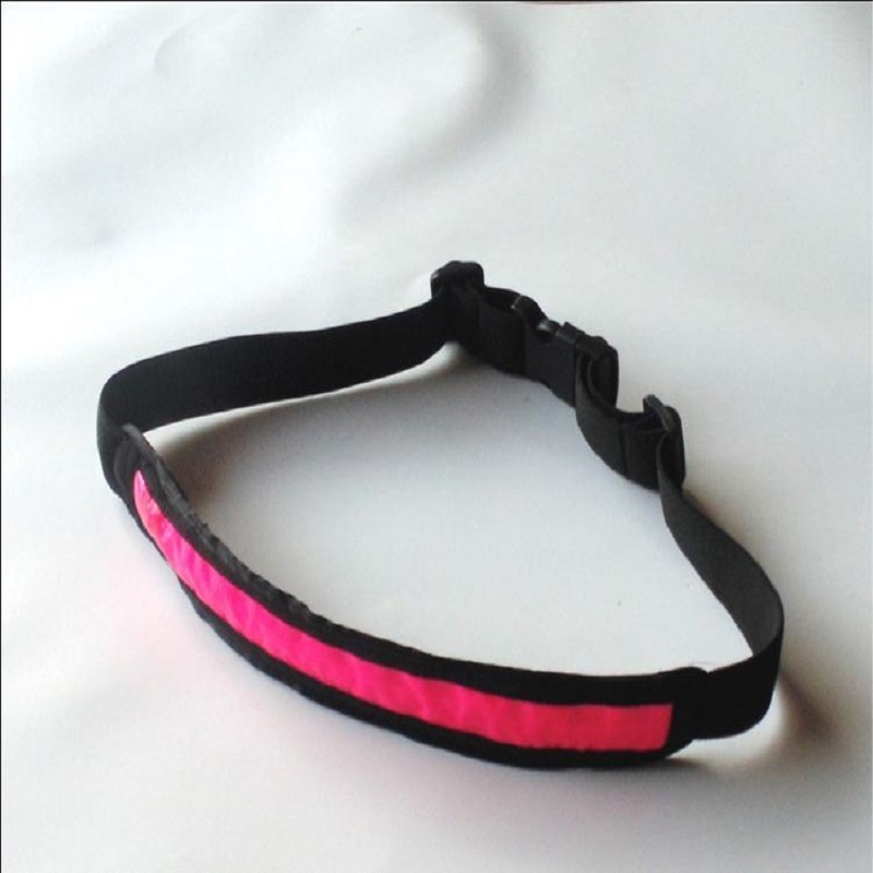 2021  Hot sale USB Rechargeable  LED Waistband  Flashing Safety Light Belt for Runners Joggers Walkers Pet Owners Cyclis