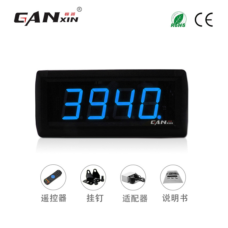 Ganxin  Wholesale 7 Segment Light Panel Led Digital Number Display  4 Digits 1.8 Inch Digital Counter