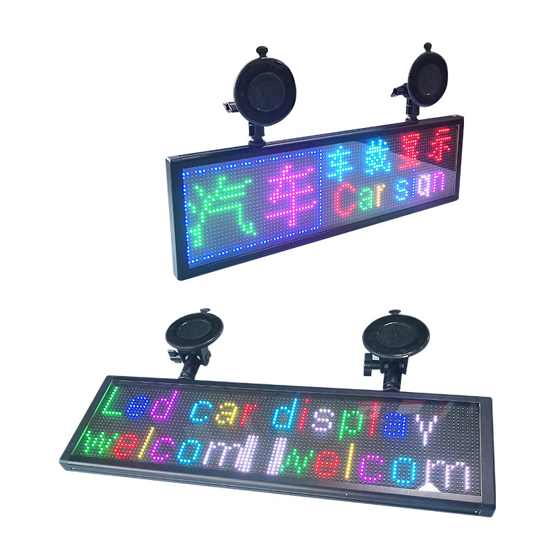 Hot-Selling Back Window Display Message Sign Display Programmable Led Moving Car Signage