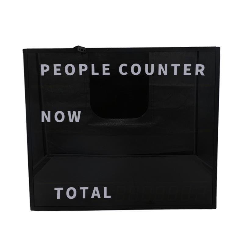 Automatically counting come in and out laser sensor people counter