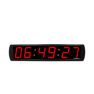 Large 4 Inch LED Red Digital Wall Count Down/Count Up Clock with Stopwatch