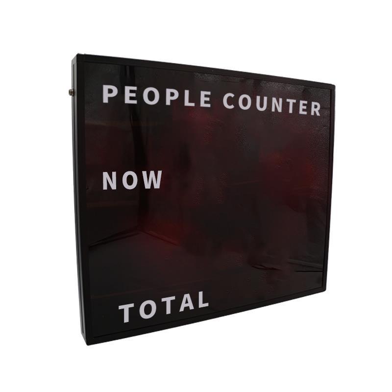 Automatically counting come in and out laser sensor people counter