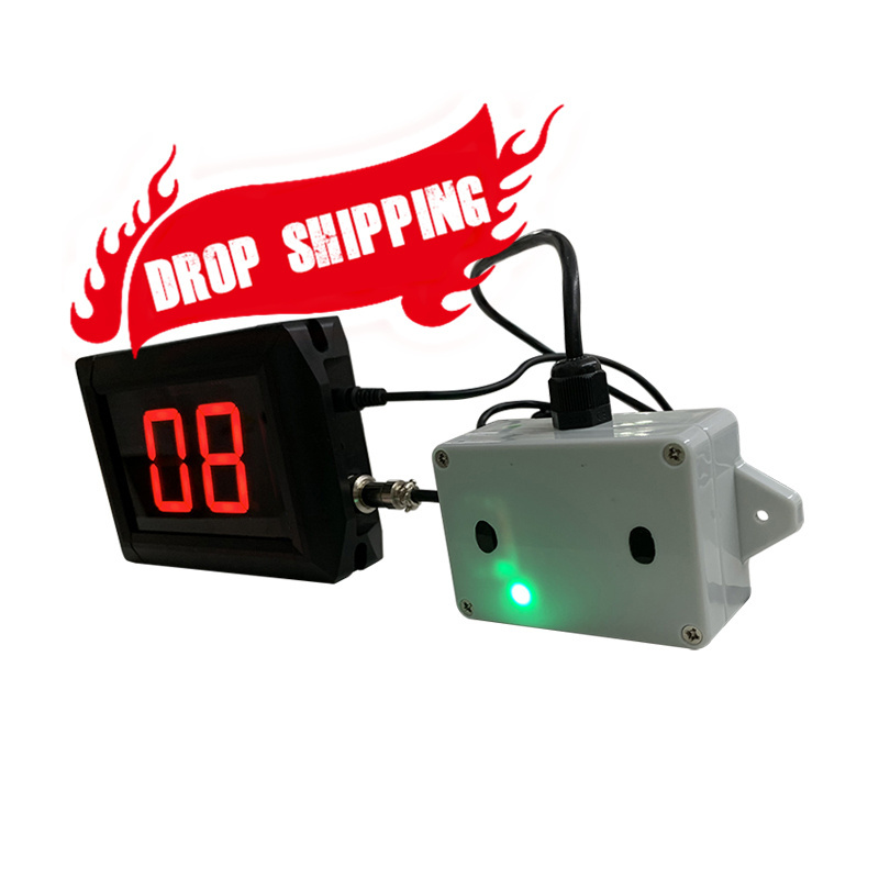 Ganxin Highlight Wired People Counter Visitor Counting Sensor Infrared Counting System With Infrared Beams