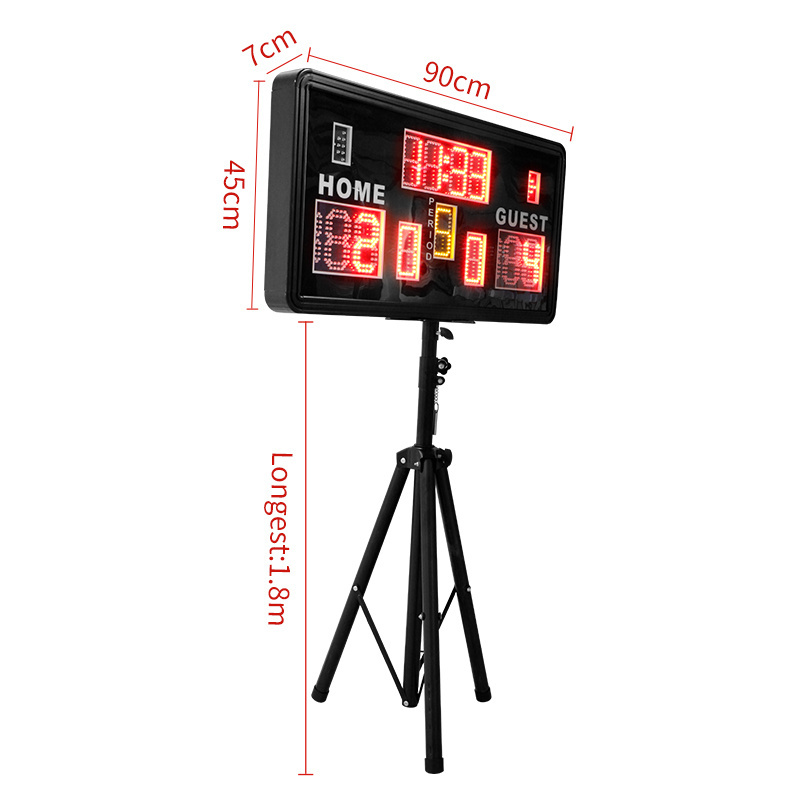 Factory Direct 0.9MLED Basketball Digital Scoreboard Electronic Darts Scoreboard