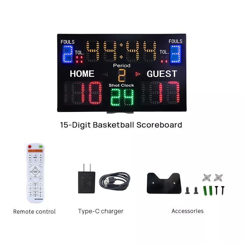 Electronic Led Football Tennis Basketball Display Digital Timer Untuk Futsal Cricket Table And Time For Team Sports Scoreboard