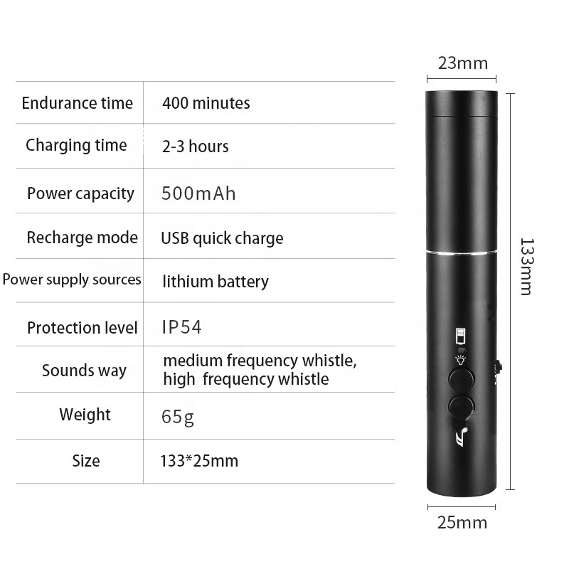 2022 Sentinel Hikes Loud Band Match Whistle Outdoor Rescue Emergency Loud Whistle Fitness Black Electronic Whistle