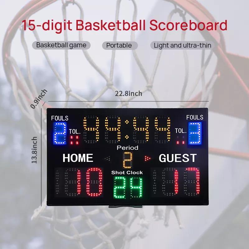 Electronic Led Football Tennis Basketball Display Digital Timer Untuk Futsal Cricket Table And Time For Team Sports Scoreboard