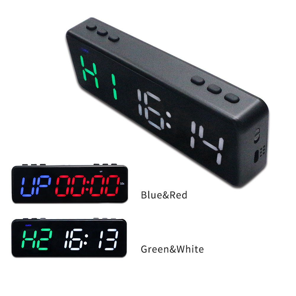 Rechargeable Football Stopwatch Interval Timer Silent Analog Timer One Minute Timer Time Zone Digital Clock