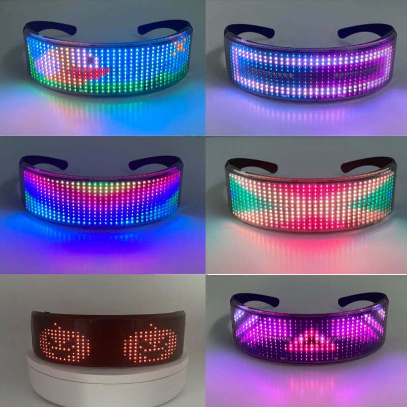 Manufacturer of Disco Techno Color LED Cool Glasses Tiktok Bar Ambiance Props Led Grow light Glasses