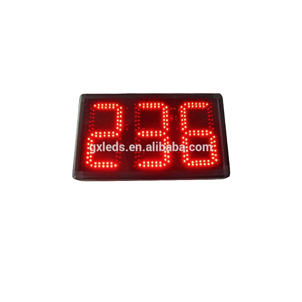 Ganxin 8 inch 3 digit big red led large 7 segment display