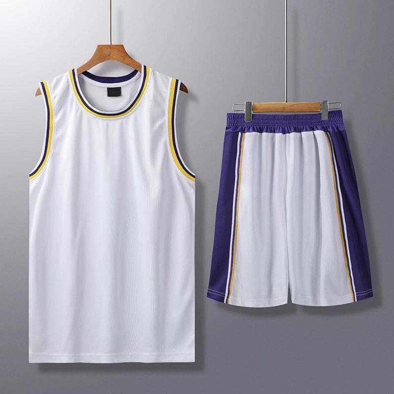 CustomBasketball Uniforme Basketball Kleding Pak, Rug Stiksel Basketball Jersey