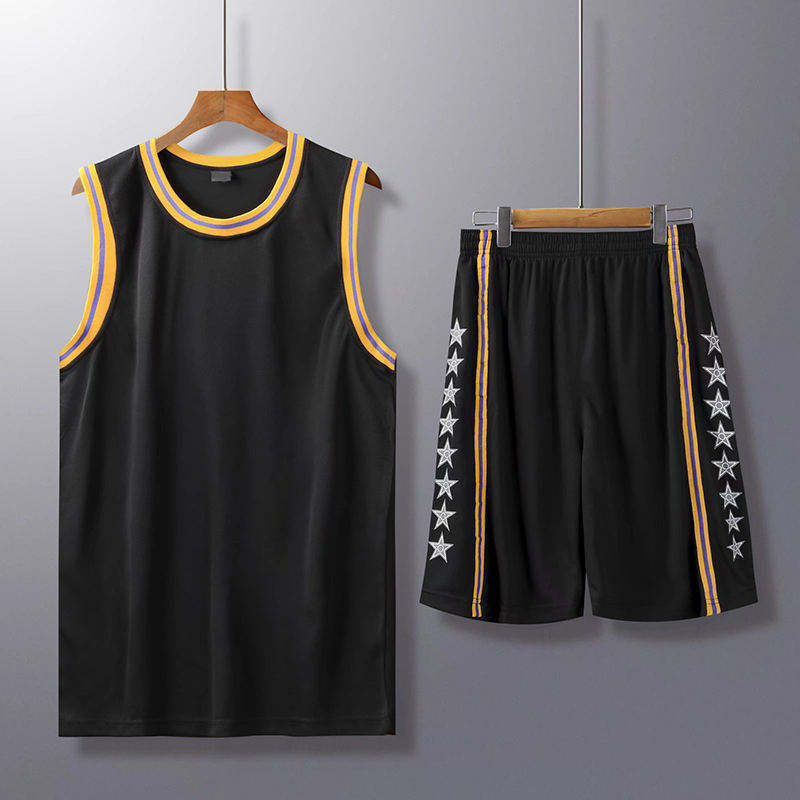 CustomBasketball Uniforme Basketball Kleding Pak, Rug Stiksel Basketball Jersey