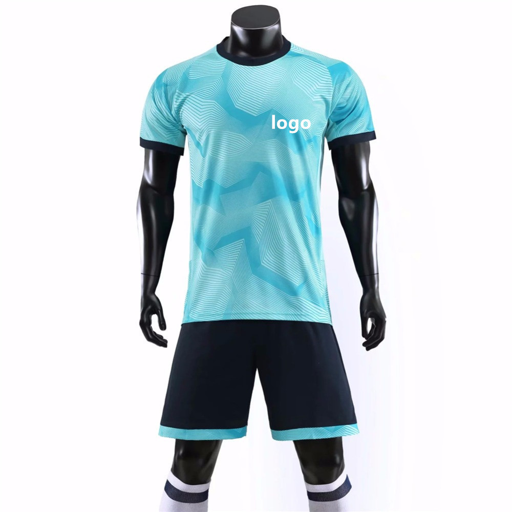 Wholesale Custom Thai Quality Soccer Jersey,Quick Dry Football Jersey Soccer Uniform Set For Men/Kids