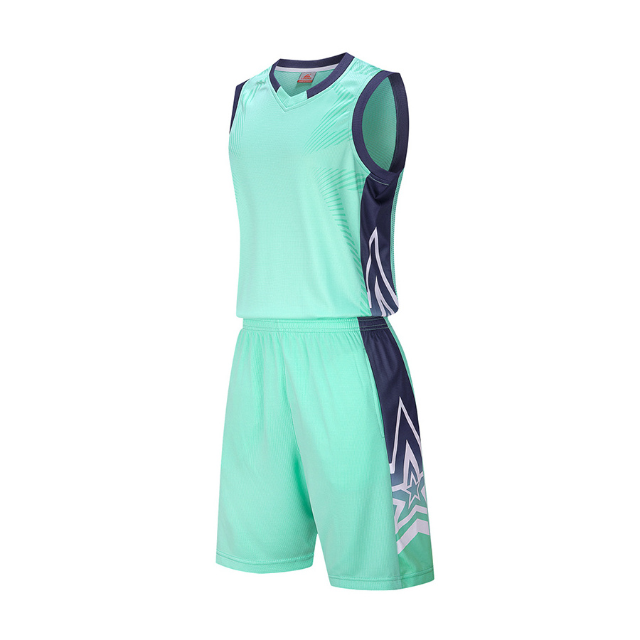 Design Team Logo Sublimation Reversible Youth Basketball Uniform Basketball Jersey Design Cheap Custom Basketball Jersey