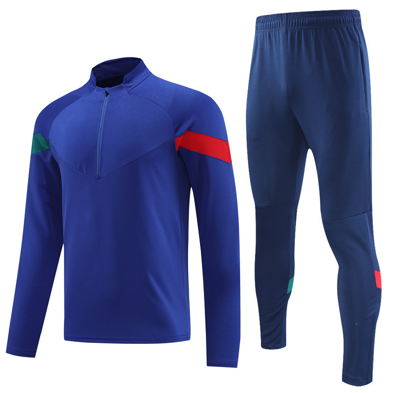 Comfortable And Breathable Football Jersey  2022 Autumn And Winter Men Soccer Tracksuit Top Thai Quality Football Training Suit