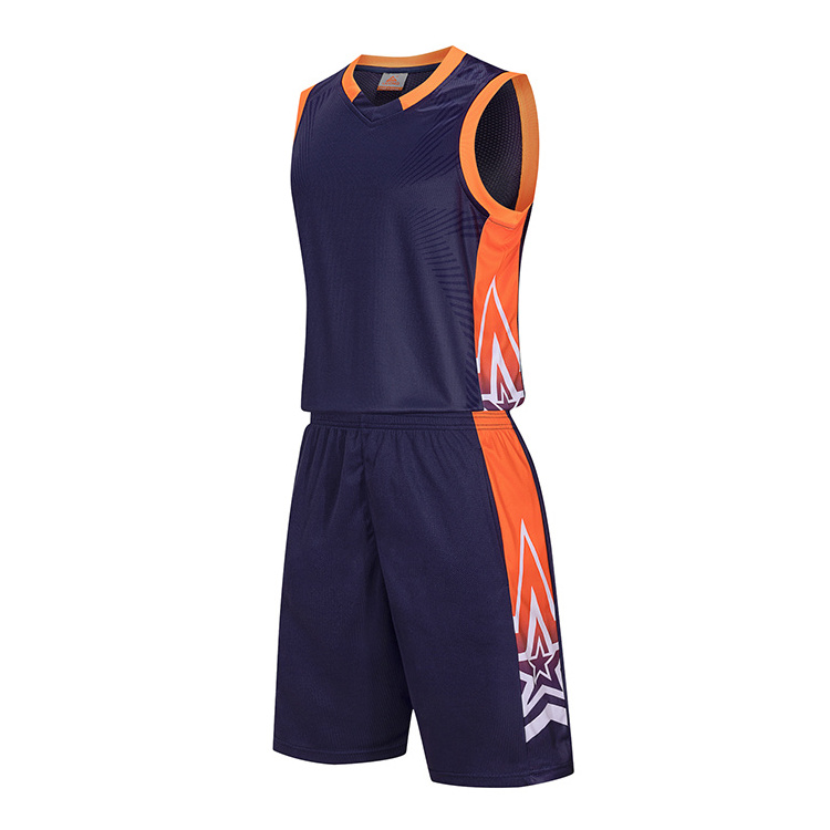 Design Team Logo Sublimation Reversible Youth Basketball Uniform Basketball Jersey Design Cheap Custom Basketball Jersey