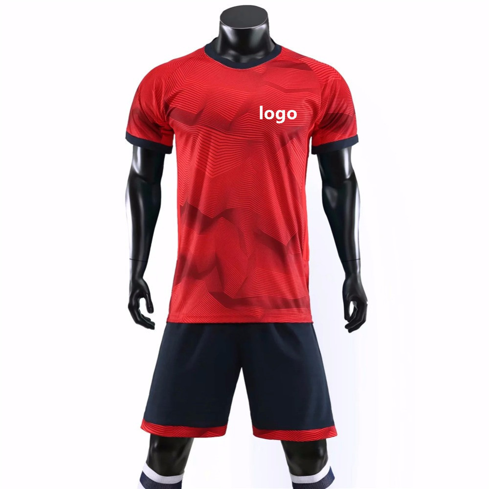 Wholesale Custom Thai Quality Soccer Jersey,Quick Dry Football Jersey Soccer Uniform Set For Men/Kids