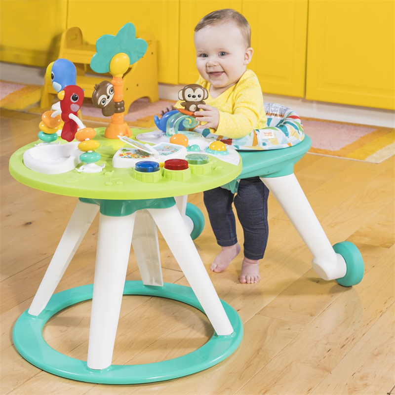 High Quality Multi Functional Kids Study Table Baby Music Jumping Chair Learning Walker With 360 Degree Rotation Baby Jumper