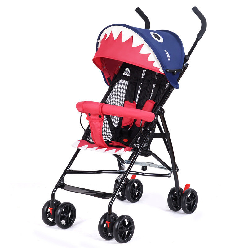 Hot selling baby stroller light folding can sit half lying child shock absorber baby stroller