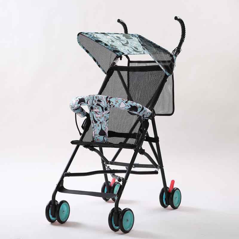 Hot Sale Baby Stroller Lightweight Foldable Simple Small Four Wheel Stroller Travel With Umbrella