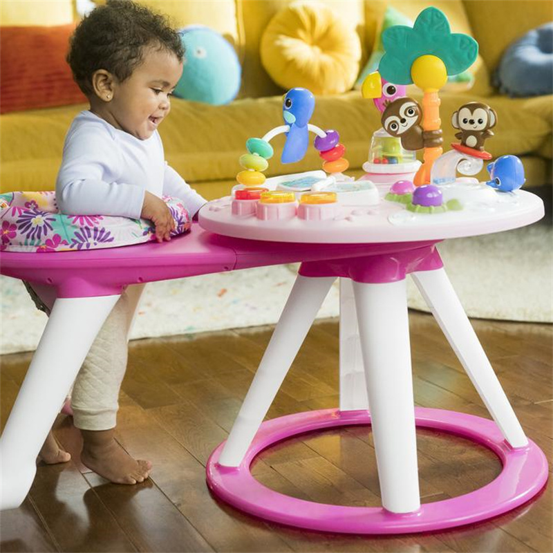 High Quality Multi Functional Kids Study Table Baby Music Jumping Chair Learning Walker With 360 Degree Rotation Baby Jumper