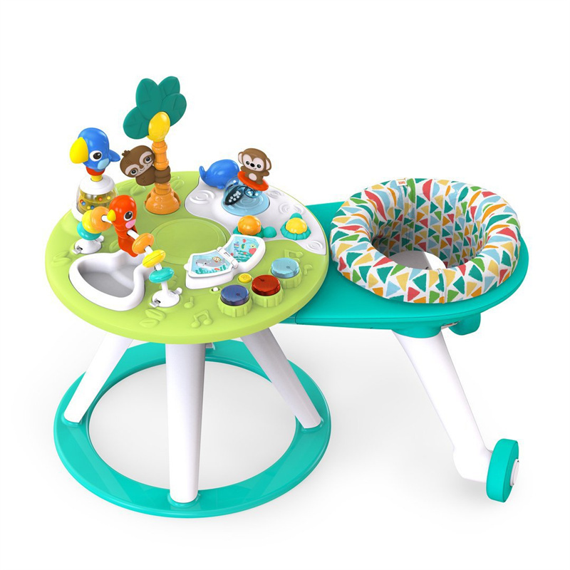 High Quality Multi Functional Kids Study Table Baby Music Jumping Chair Learning Walker With 360 Degree Rotation Baby Jumper