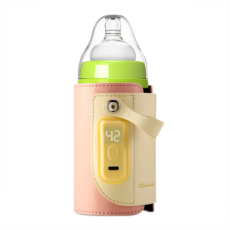 Wholesale Thermos Cover Intelligent Temperature Control Fast Glass Feeding Bottle For Babies Portable Travel Warmer