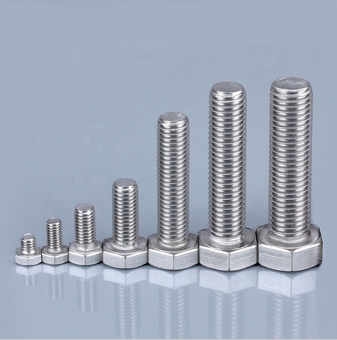 China Supplier Stainless steel 304 Hexagon Bolts And Nuts  DIN933 bolt