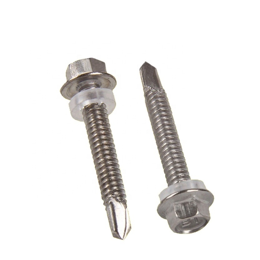 screw supplier Wholesale price sales hexagon Stainless steel drill tail self drill screw  drywall screw